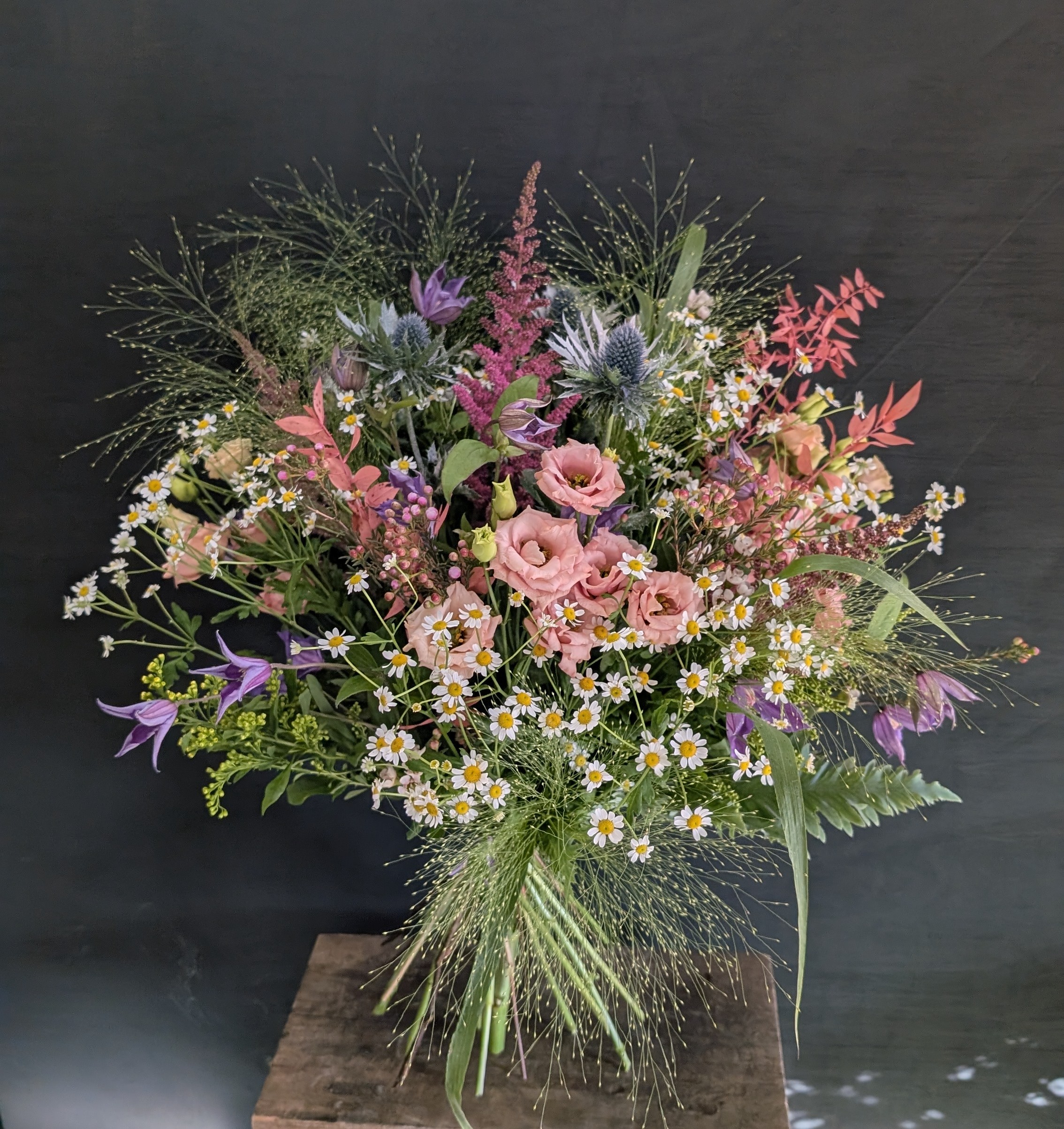 Large wild flower bouquet