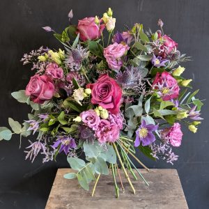 Dansk medium spring purple bouquet